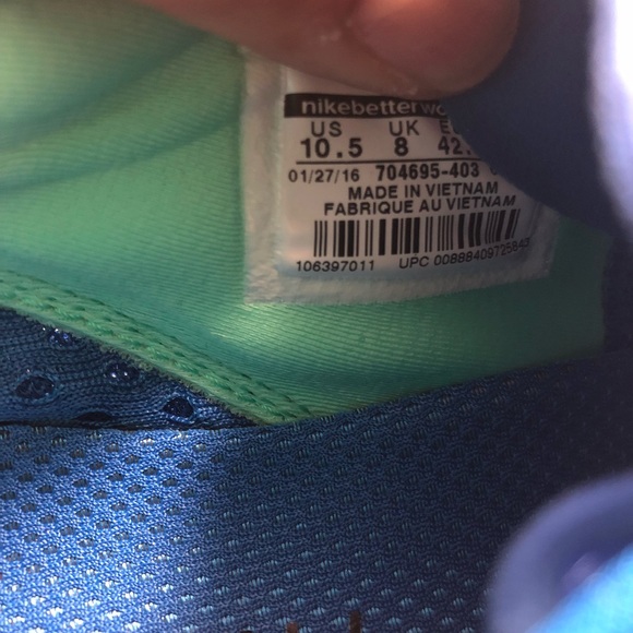 nike free womens blue